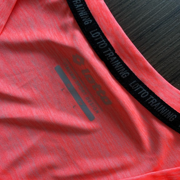 Lotto Workout orange shirt V-neck x soft - Picture 6 of 6